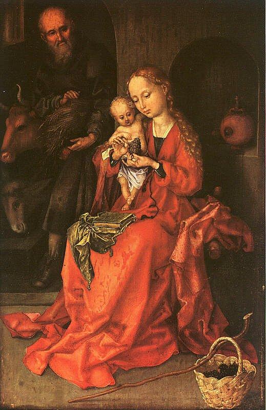 Martin Schongauer Holy Family